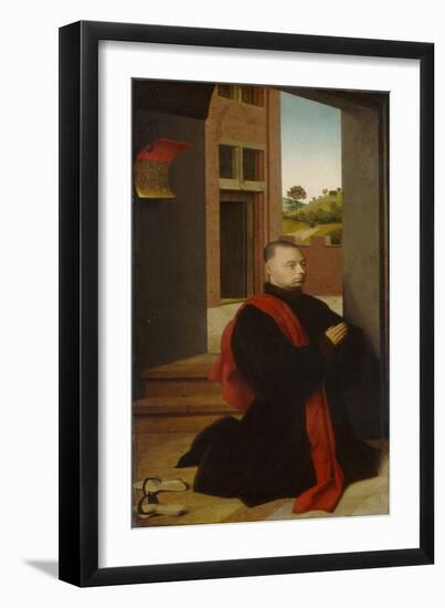 Portrait of a Male Donor, c.1455-Petrus Christus-Framed Giclee Print