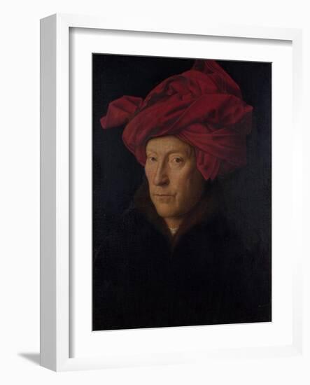 Portrait of a Man, 1433-Jan van Eyck-Framed Giclee Print