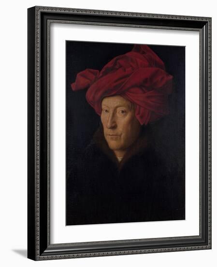 Portrait of a Man, 1433-Jan van Eyck-Framed Giclee Print