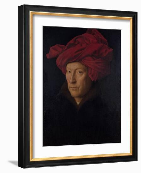 Portrait of a Man, 1433-Jan van Eyck-Framed Giclee Print