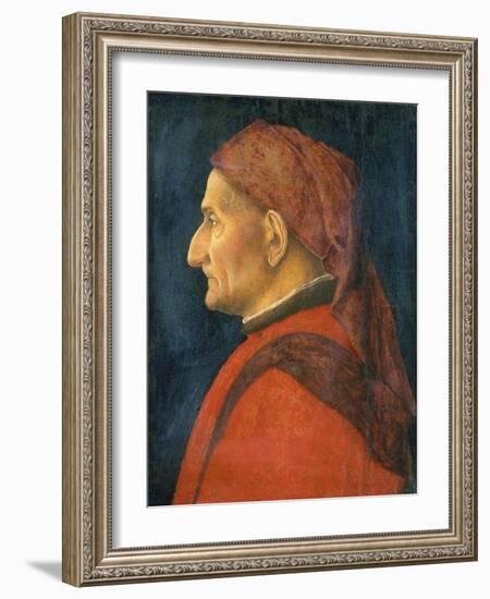 Portrait of a Man, 1450-Andrea Mantegna-Framed Giclee Print