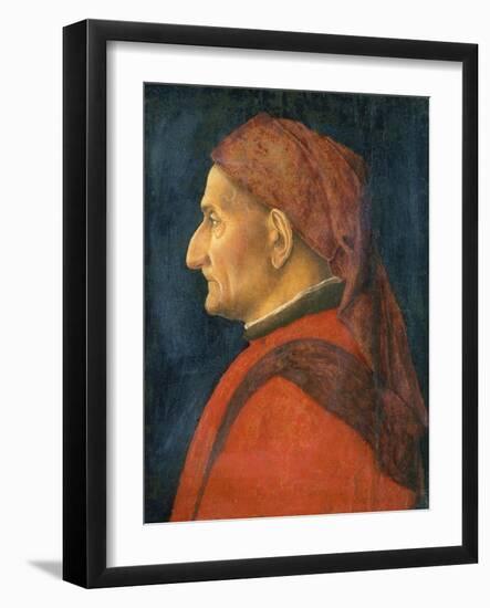 Portrait of a Man, 1450-Andrea Mantegna-Framed Giclee Print