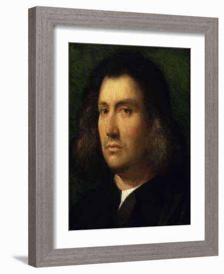 Portrait of a Man, 1506-Giorgione-Framed Giclee Print