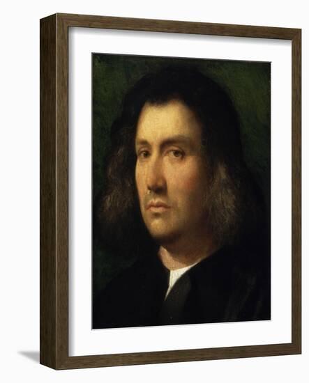 Portrait of a Man, 1506-Giorgione-Framed Giclee Print