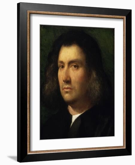 Portrait of a Man, 1506-Giorgione-Framed Giclee Print