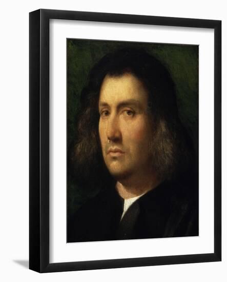 Portrait of a Man, 1506-Giorgione-Framed Giclee Print