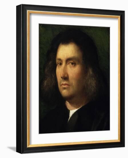 Portrait of a Man, 1506-Giorgione-Framed Giclee Print