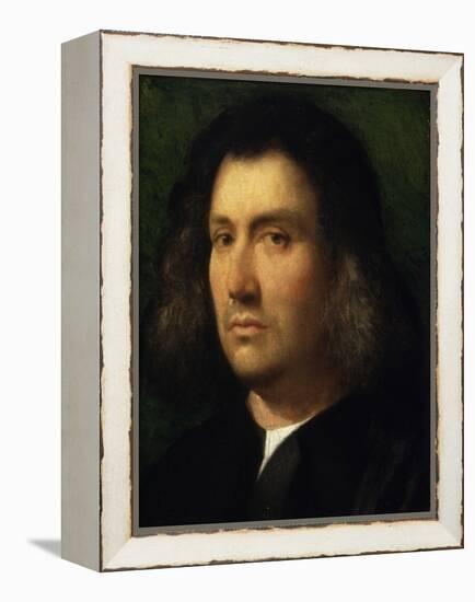 Portrait of a Man, 1506-Giorgione-Framed Premier Image Canvas