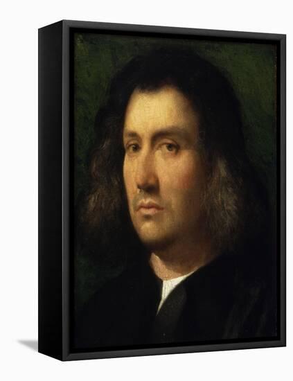 Portrait of a Man, 1506-Giorgione-Framed Premier Image Canvas