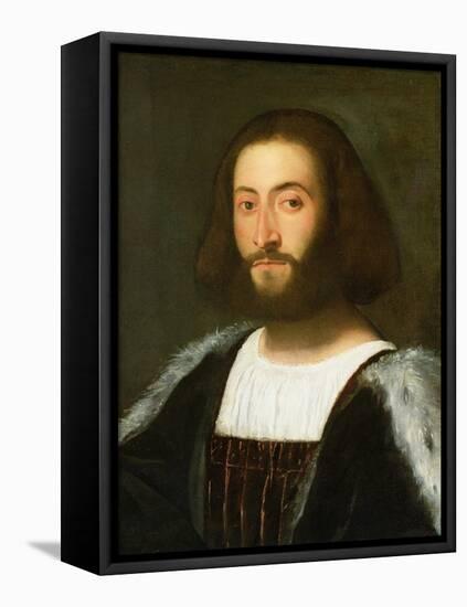 Portrait of a Man, 1508-10-Titian (Tiziano Vecelli)-Framed Premier Image Canvas