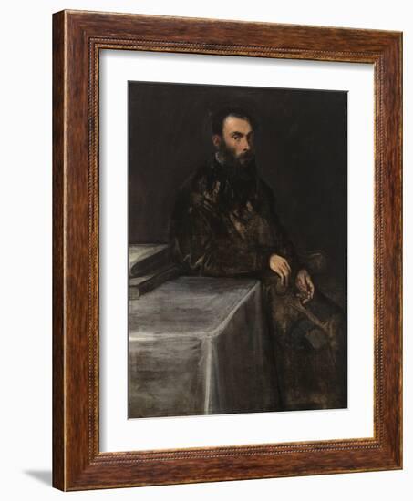 Portrait of a Man, 1560-63-Jacopo Robusti Tintoretto-Framed Giclee Print