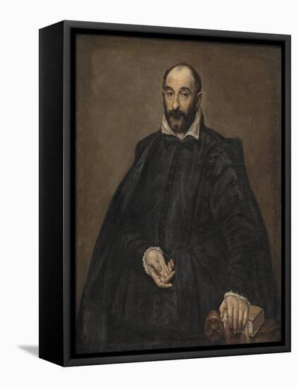 Portrait of a Man, 1570-75-El Greco-Framed Premier Image Canvas