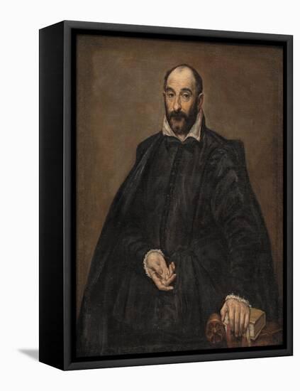Portrait of a Man, 1570S-El Greco-Framed Premier Image Canvas
