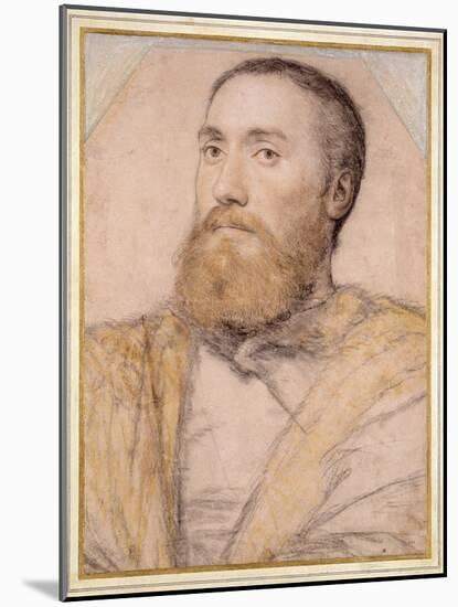 Portrait of a Man, 16th Century-Hans Holbein the Younger-Mounted Giclee Print