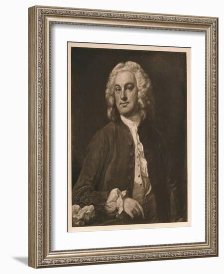 'Portrait of a Man', 1741-William Hogarth-Framed Giclee Print