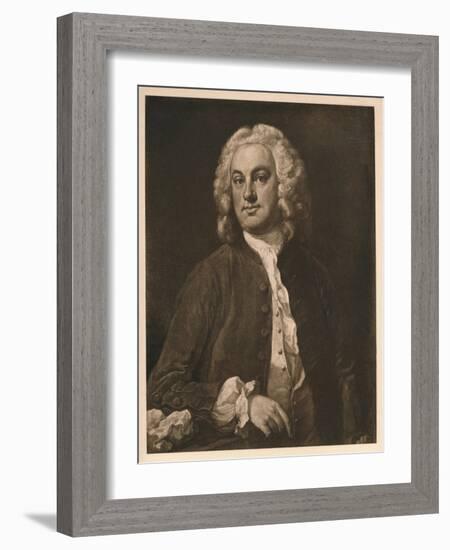 'Portrait of a Man', 1741-William Hogarth-Framed Giclee Print