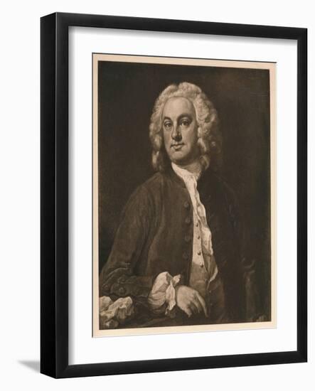 'Portrait of a Man', 1741-William Hogarth-Framed Giclee Print