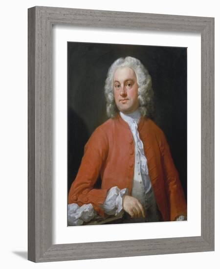 Portrait of a Man, 1741-William Hogarth-Framed Giclee Print