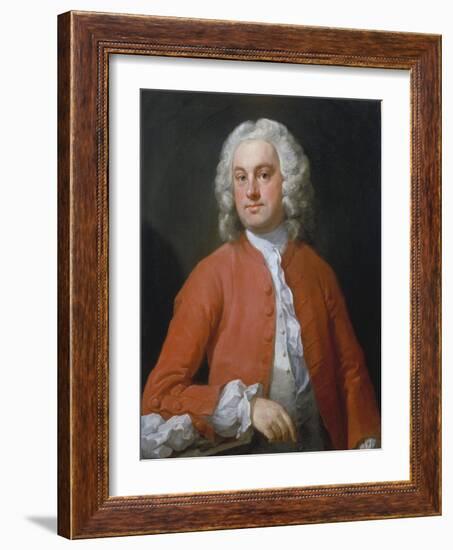 Portrait of a Man, 1741-William Hogarth-Framed Giclee Print