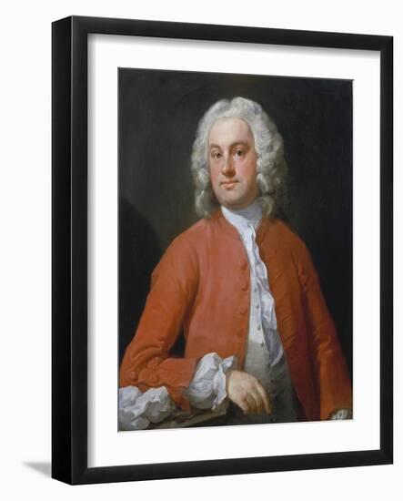 Portrait of a Man, 1741-William Hogarth-Framed Giclee Print
