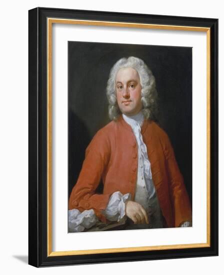 Portrait of a Man, 1741-William Hogarth-Framed Giclee Print