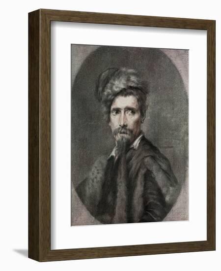 Portrait of a Man, 17th Century-C Hutin-Framed Giclee Print