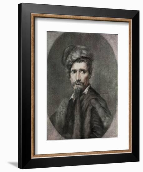 Portrait of a Man, 17th Century-C Hutin-Framed Giclee Print