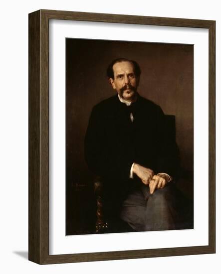 Portrait of a Man, 1861-Ludwig Knaus-Framed Giclee Print