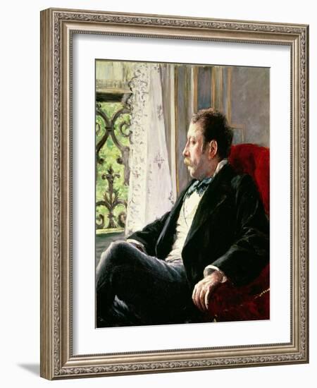 Portrait of a Man, 1880-Gustave Caillebotte-Framed Giclee Print