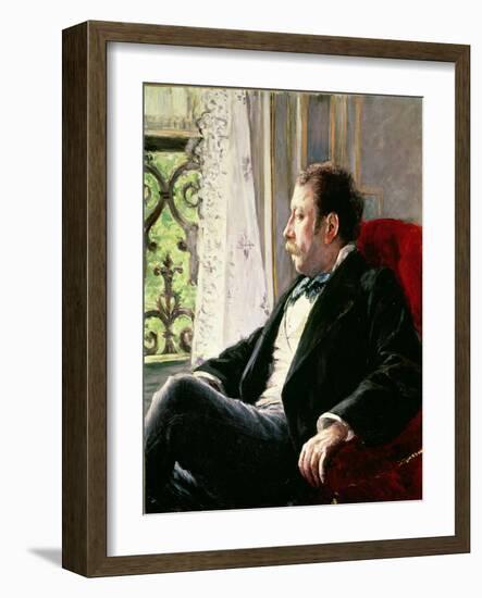 Portrait of a Man, 1880-Gustave Caillebotte-Framed Giclee Print