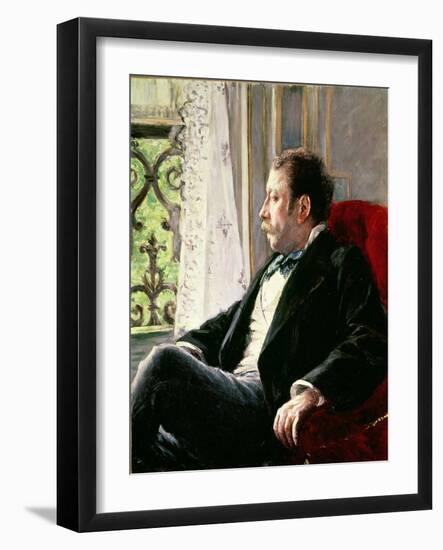 Portrait of a Man, 1880-Gustave Caillebotte-Framed Giclee Print