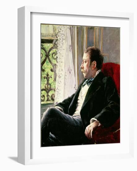 Portrait of a Man, 1880-Gustave Caillebotte-Framed Giclee Print