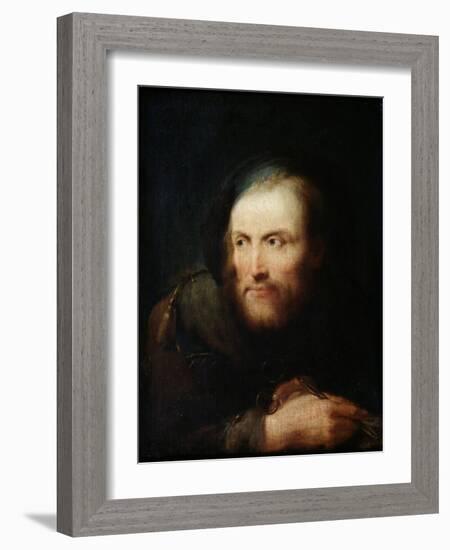 Portrait of a Man, 18th Century-Giuseppe Nogari-Framed Giclee Print