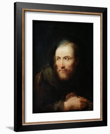 Portrait of a Man, 18th Century-Giuseppe Nogari-Framed Giclee Print