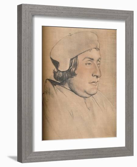 'Portrait of a Man', 1903-Hans Holbein the Younger-Framed Giclee Print