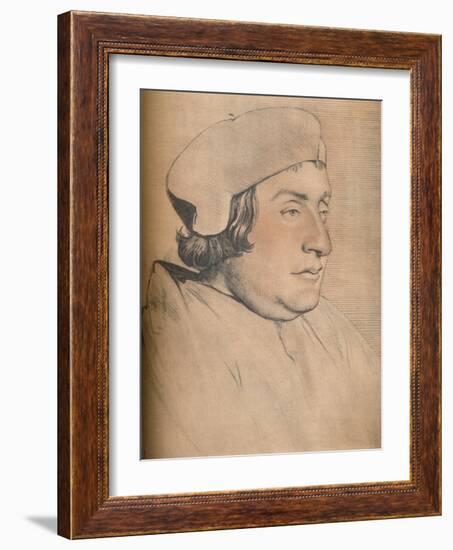 'Portrait of a Man', 1903-Hans Holbein the Younger-Framed Giclee Print