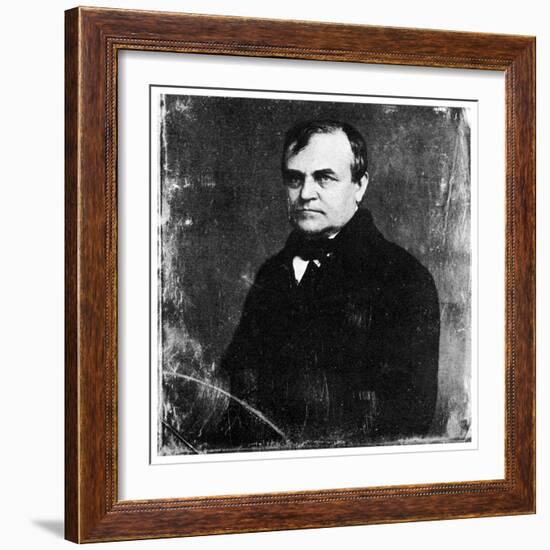 Portrait of a Man, Believed to Be Joseph Bonaparte, C1860-MATHEW B BRADY-Framed Giclee Print