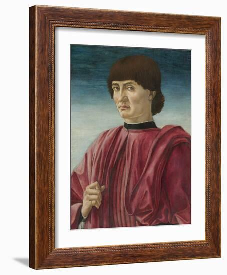 Portrait of a Man, c.1450-Andrea Del Castagno-Framed Giclee Print