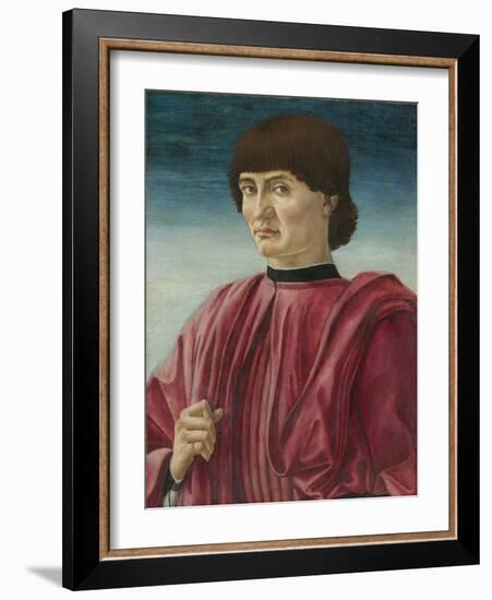 Portrait of a Man, c.1450-Andrea Del Castagno-Framed Giclee Print