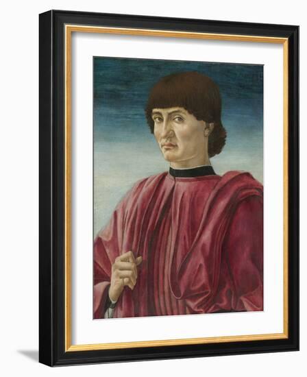 Portrait of a Man, c.1450-Andrea Del Castagno-Framed Giclee Print