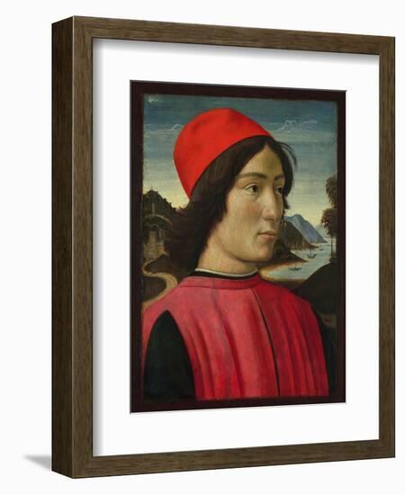 Portrait of a Man, C.1490-Domenico Ghirlandaio-Framed Giclee Print