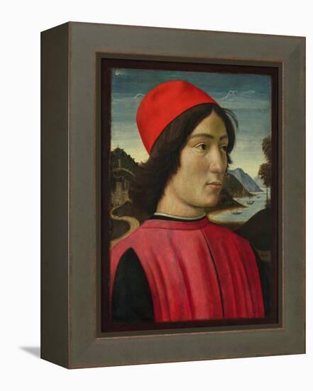 Portrait of a Man, C.1490-Domenico Ghirlandaio-Framed Premier Image Canvas