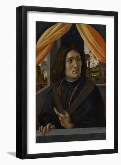 Portrait of a Man, C. 1500-Raffaellino del Garbo-Framed Giclee Print