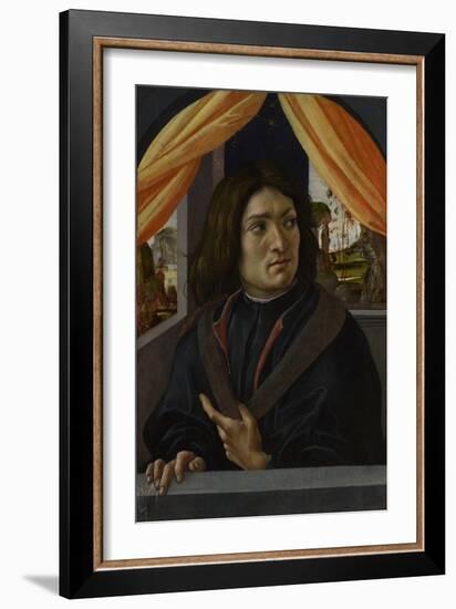 Portrait of a Man, C. 1500-Raffaellino del Garbo-Framed Giclee Print