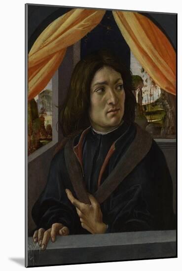 Portrait of a Man, C. 1500-Raffaellino del Garbo-Mounted Giclee Print