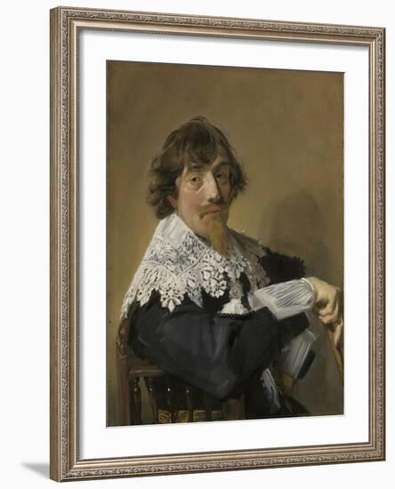 Portrait of a Man, C.1635-Frans Hals-Framed Giclee Print