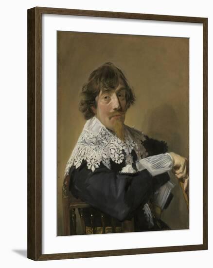 Portrait of a Man, C.1635-Frans Hals-Framed Giclee Print