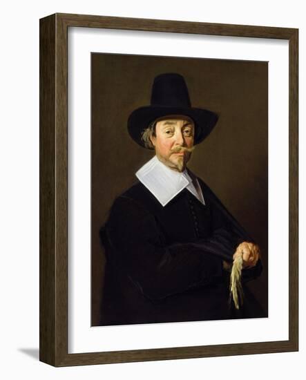 Portrait of a Man, c.1643-45-Frans Hals-Framed Giclee Print