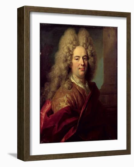 Portrait of a Man, c.1715-Nicolas de Largilliere-Framed Giclee Print