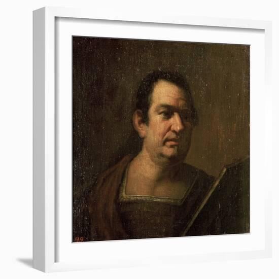 Portrait of a Man, C.17th Century-Luca Giordano-Framed Giclee Print